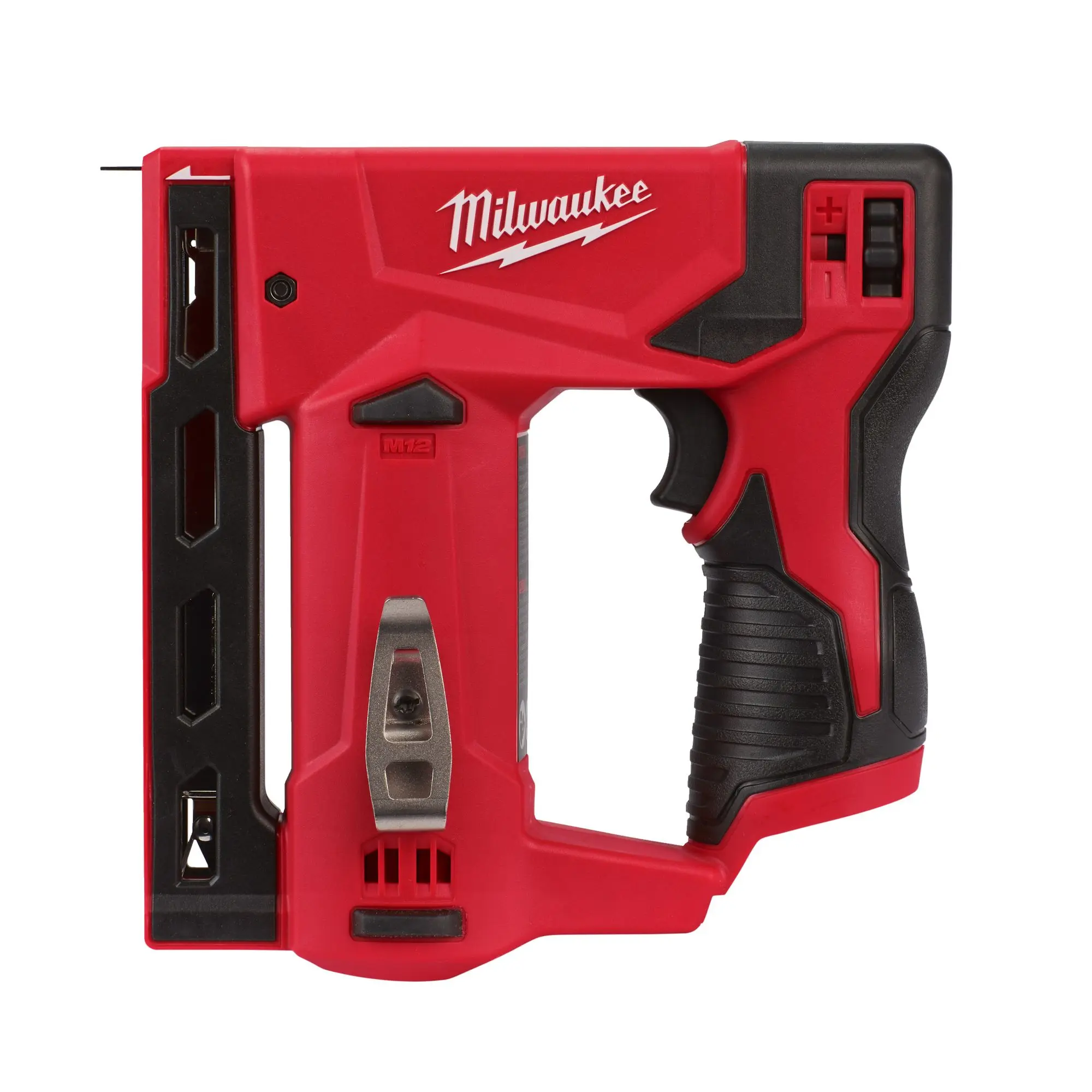 Produktfoto 1 von Milwaukee Akku-Tacker M12 BST-0 Solo Version ohne Akku ohne Lader im Karton