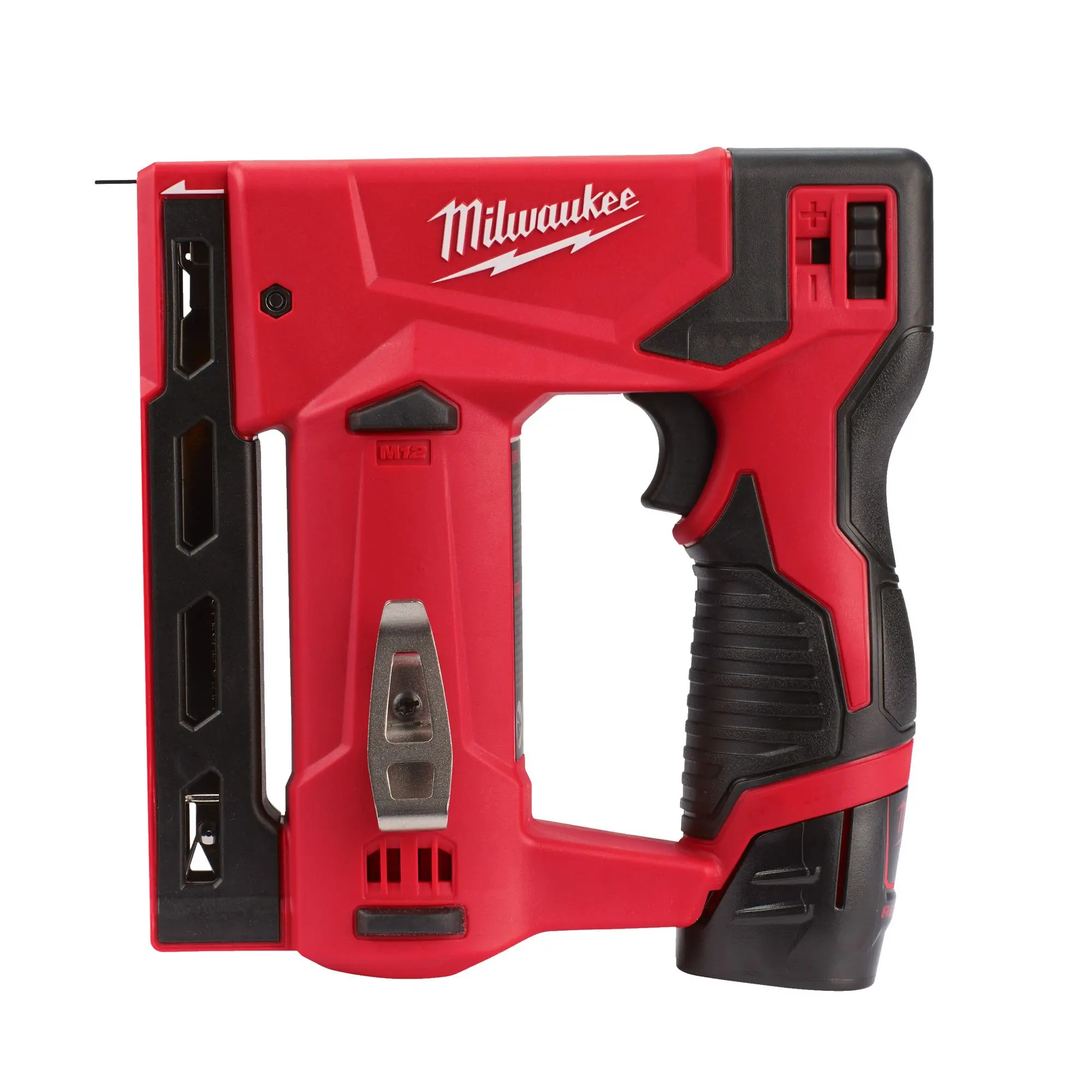 Produktfoto 1 von Milwaukee Akku-Tacker M12BST-202X, 2x 2,0 Ah und Ladegerät in HD-Box