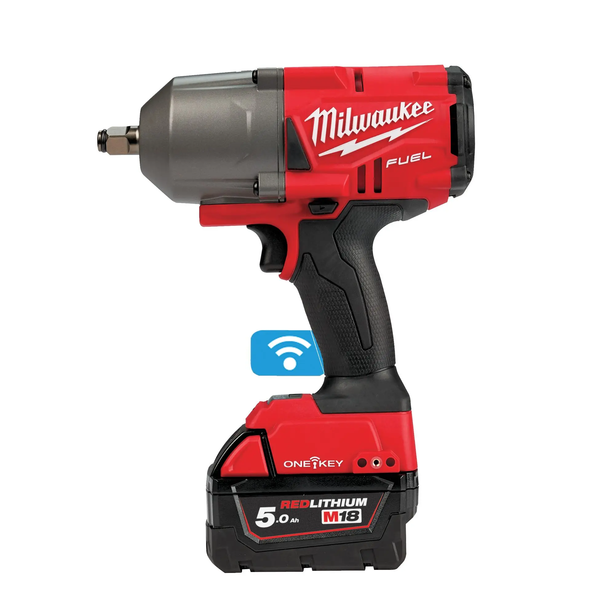 Produktfoto 1 von Milwaukee M18 ONEFHIWF12-502X ½" Akku-Schlagschrauber 2x 5,0Ah + Lader + HD-Box