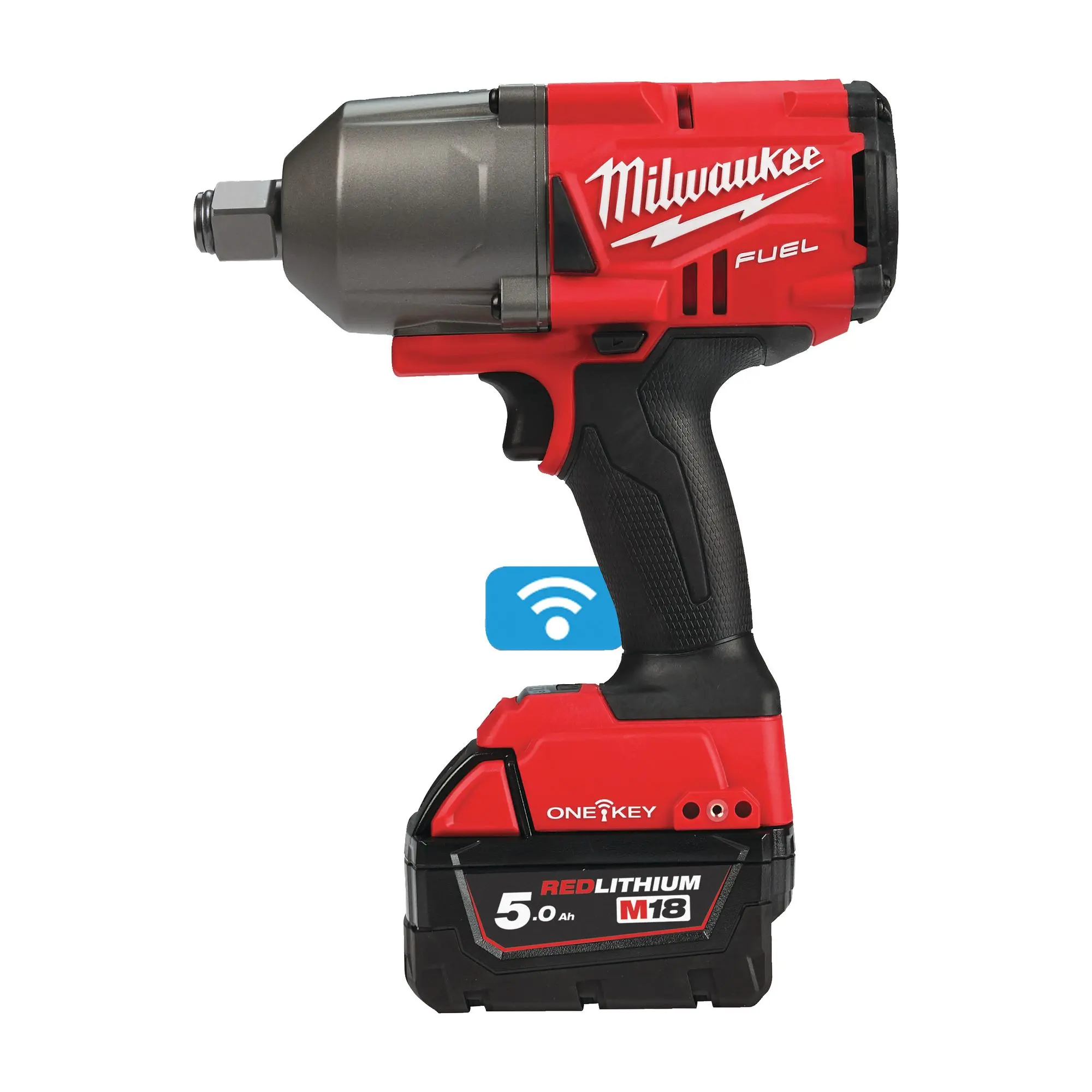 Produktfoto 1 von Milwaukee Akku-Schlagschrauber ONE KEY M18ONEFHIWF34-502X 2x5,0Ah + Lader HD-Box