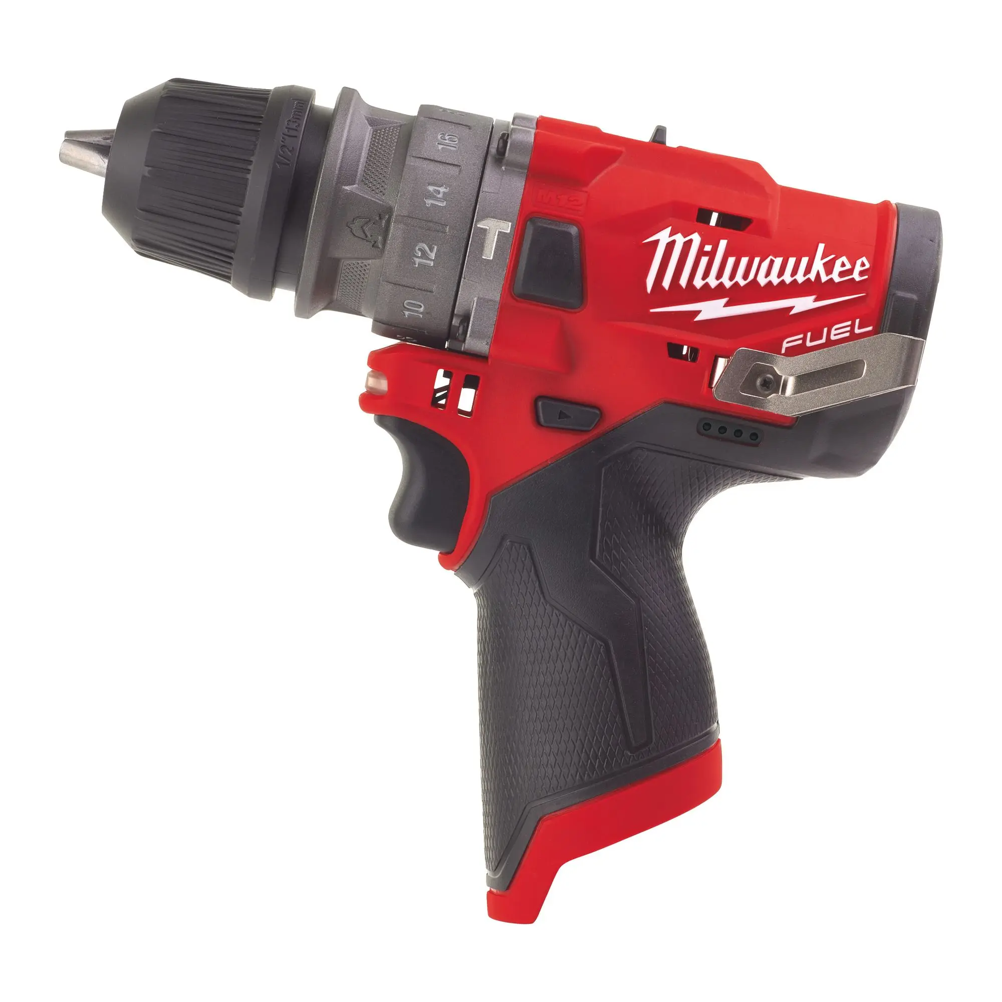 Produktfoto 1 von Milwaukee FUEL Akku-Kompakt-Schlagbohrschrauber M12 FPDX-0, Solo mit Bohrfutter