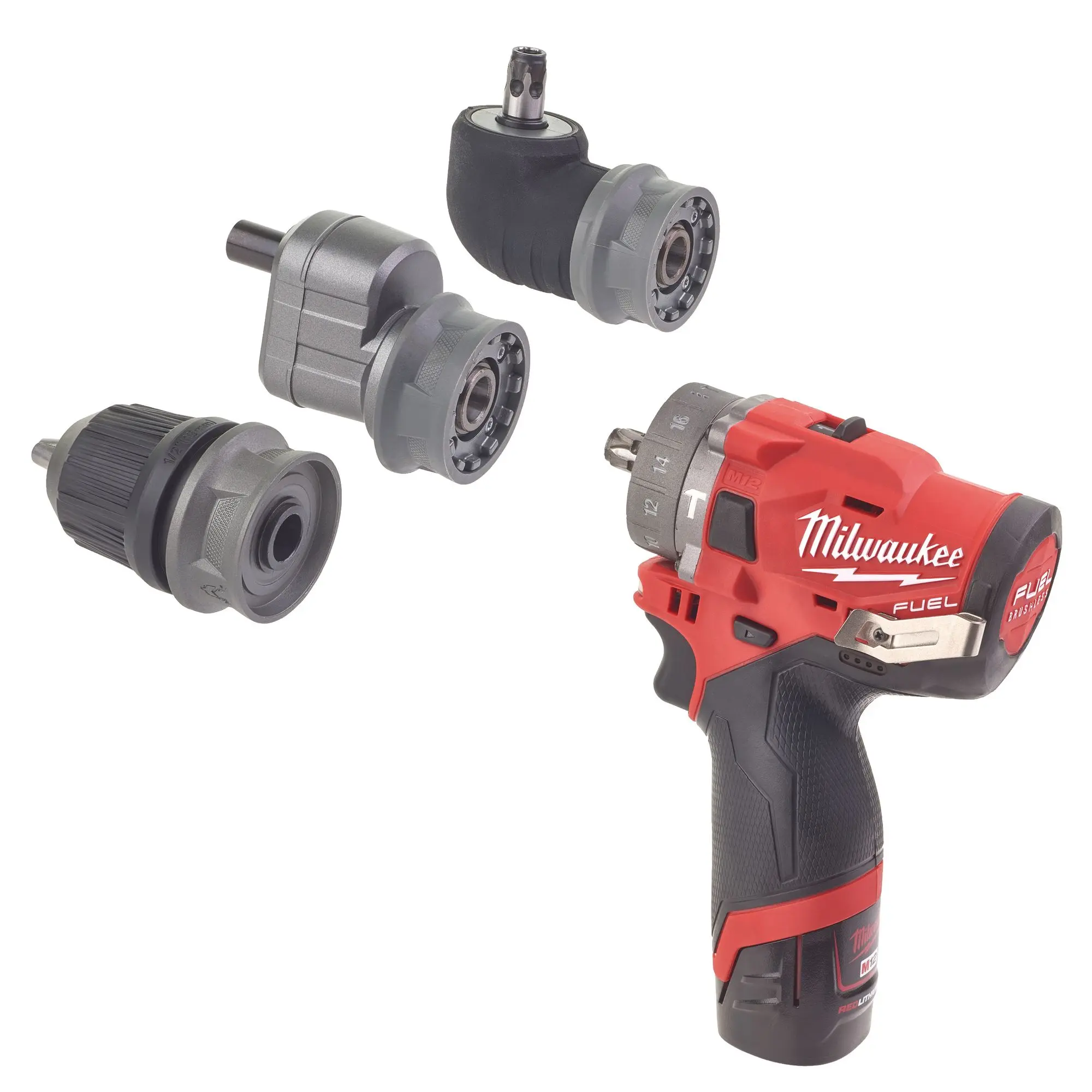 Produktfoto 1 von Milwaukee Akku-Schlagbohrschrauber FUEL M12 FPDXKIT-202X 2x 2,0Ah | Lader|HD-Box