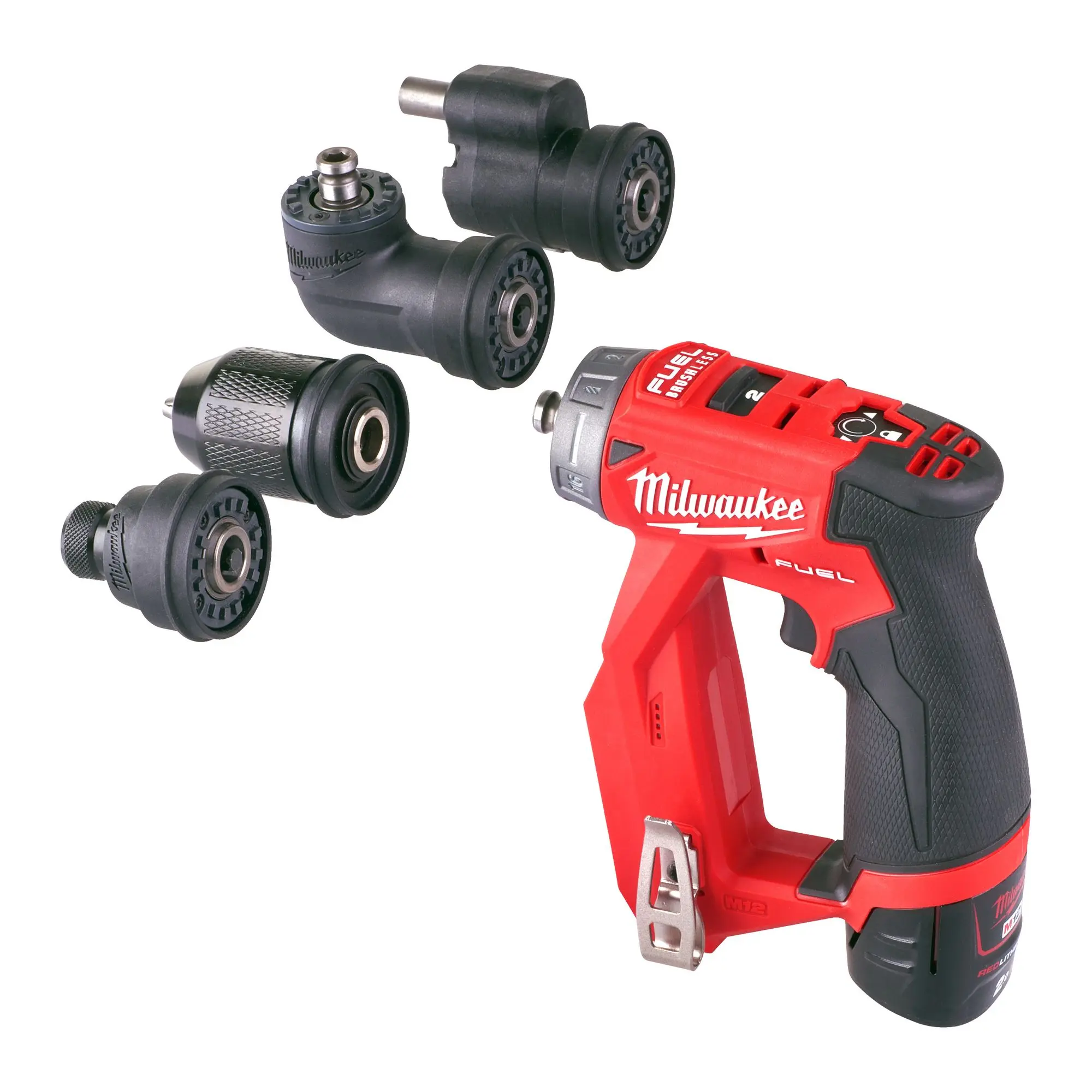 Produktfoto 1 von Milwaukee Akku-Bohrschrauber M12 FDDXKIT-202X mit 2x 2,0 Ah + Lader in HD-Box