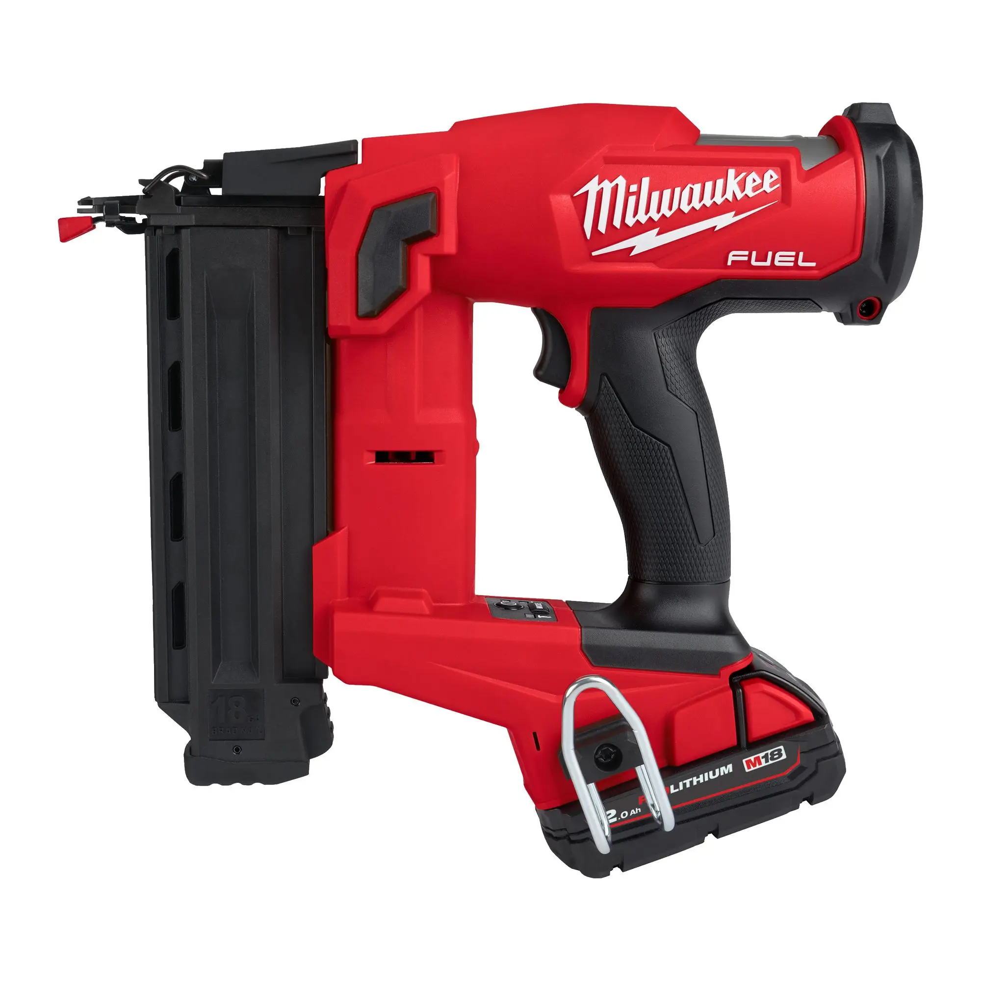 Produktfoto 1 von Milwaukee Akku-Nagler M18 FN18GS-202X 2x M18B2 Akku M12-18FC Lader in HD-Box