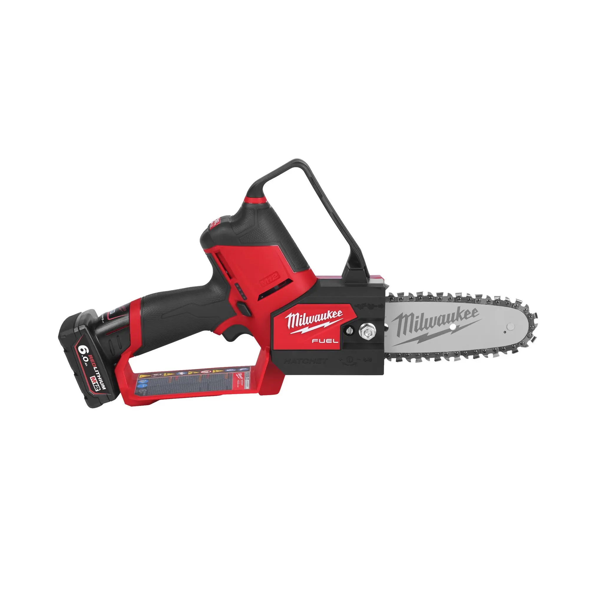 Produktfoto 1 von Milwaukee Akku-Astsäge M12 FHS-602X 2x 6,0 Ah Akku + Lader in HD-Box