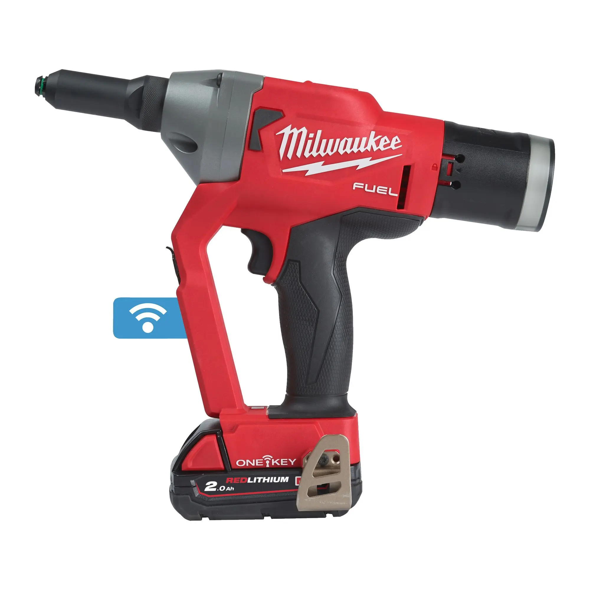 Produktfoto 1 von Milwaukee ONE KEY Akku-Blindnietgerät M18ONEFPRT-202X, 2x 2,0 Ah und Ladegerät