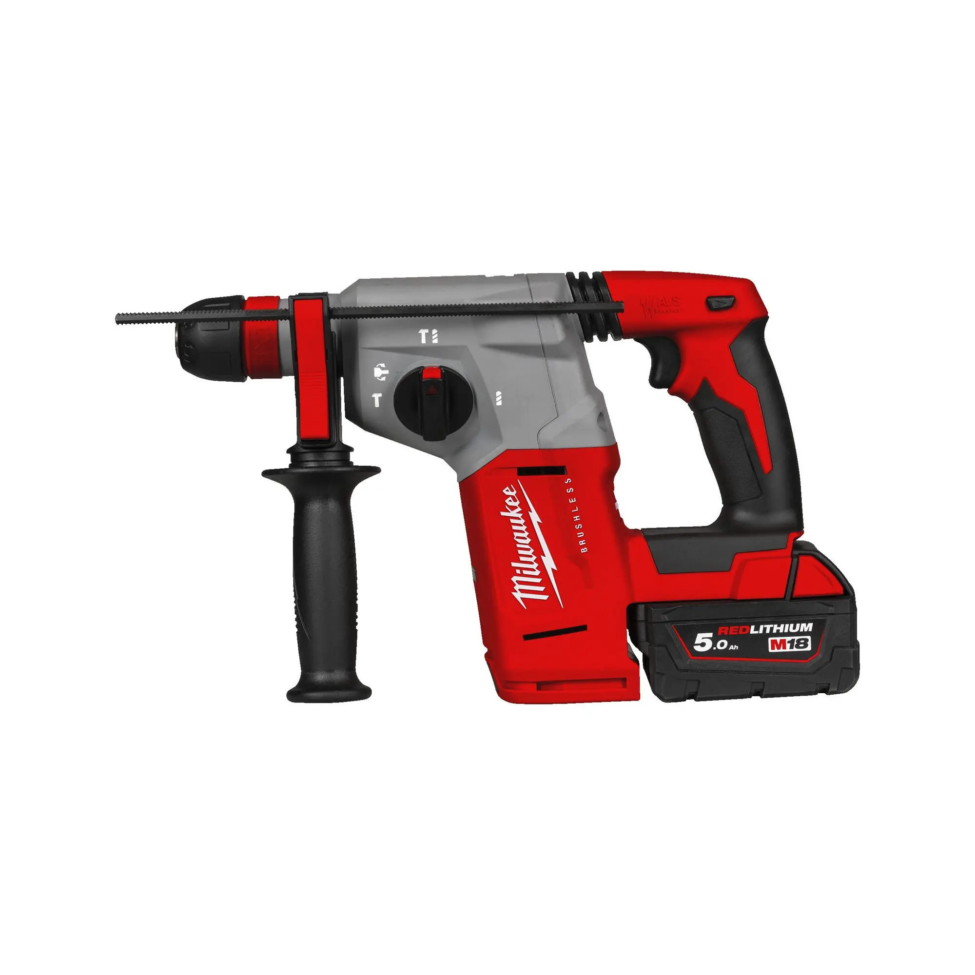 Produktfoto 1 von Milwaukee Akku-Kombihammer M18 BLHX-502X, 2x 5,0 Ah + Ladegerät ind HD-Box