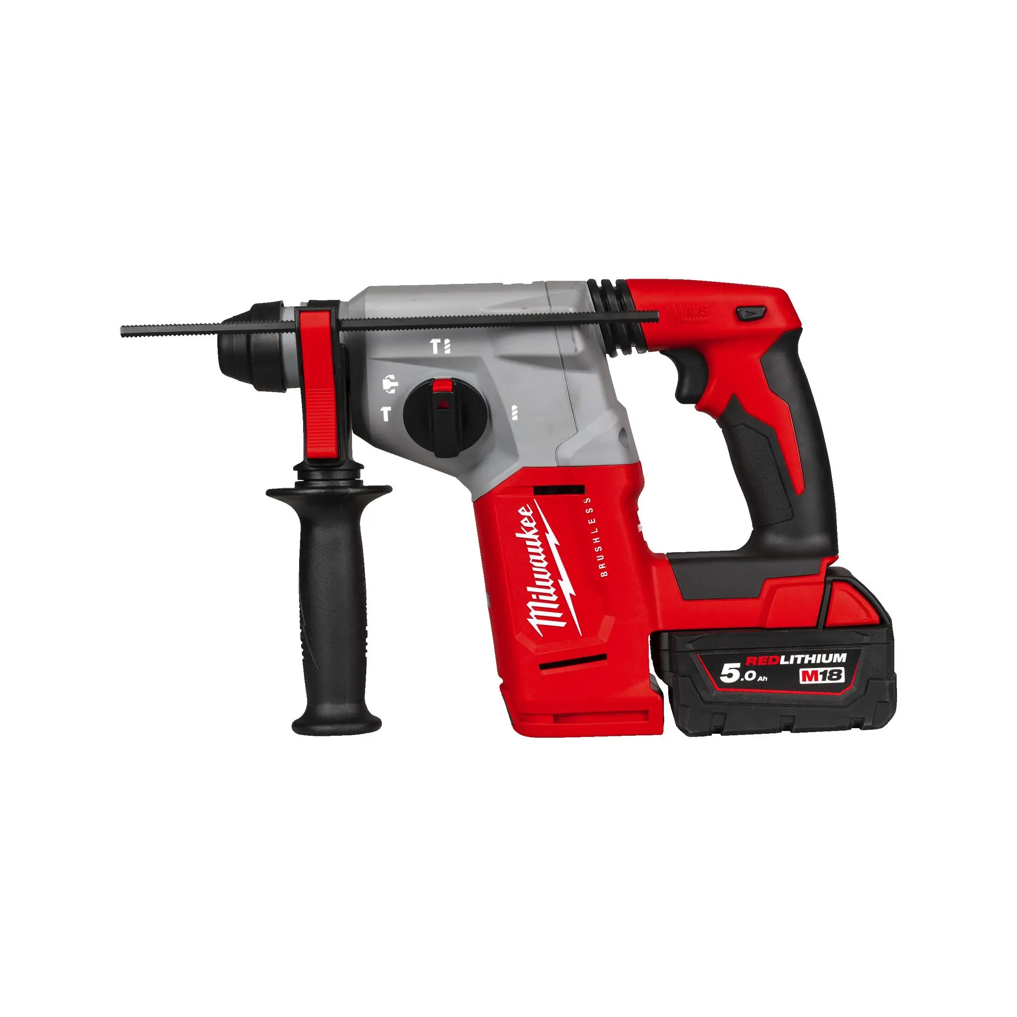 Produktfoto 1 von Milwaukee Akku-Kombihammer M18 BLH-502X, 2x 5,0 Ah + Ladegerät ind HD-Box