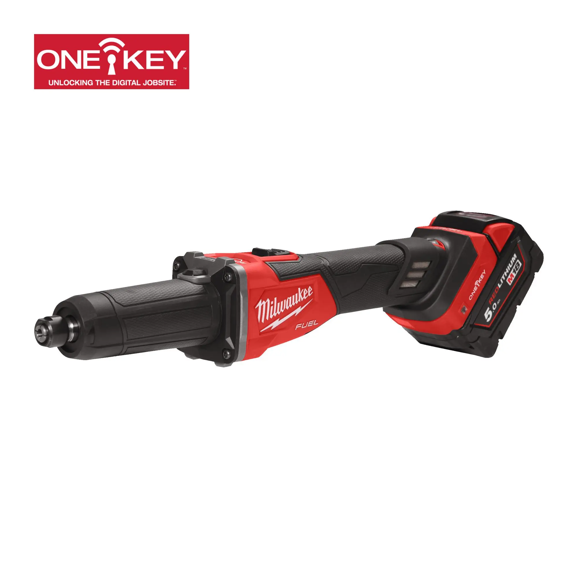 Produktfoto 1 von Milwaukee ONEKEY Akku-Geradschleifer mit Drehzahlelektronik M18FDGROVB-0X Solo