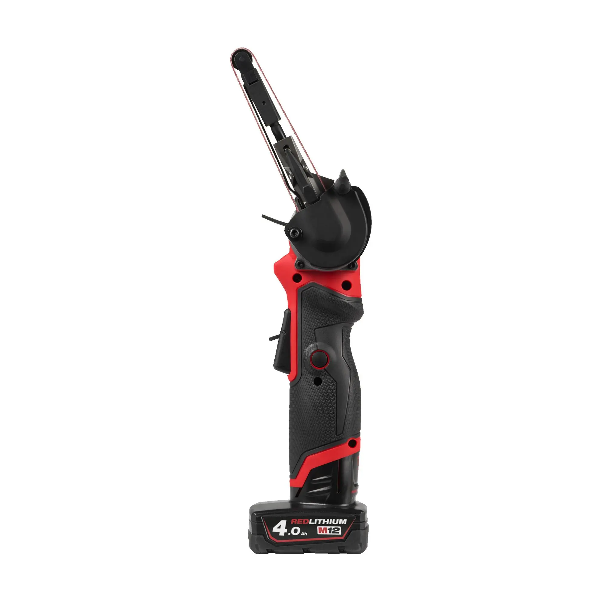 Produktfoto 1 von Milwaukee FUEL Akku-Bandfeile M12 FBFL13-402B, 2x 4,0 Ah + Lader in Tasche