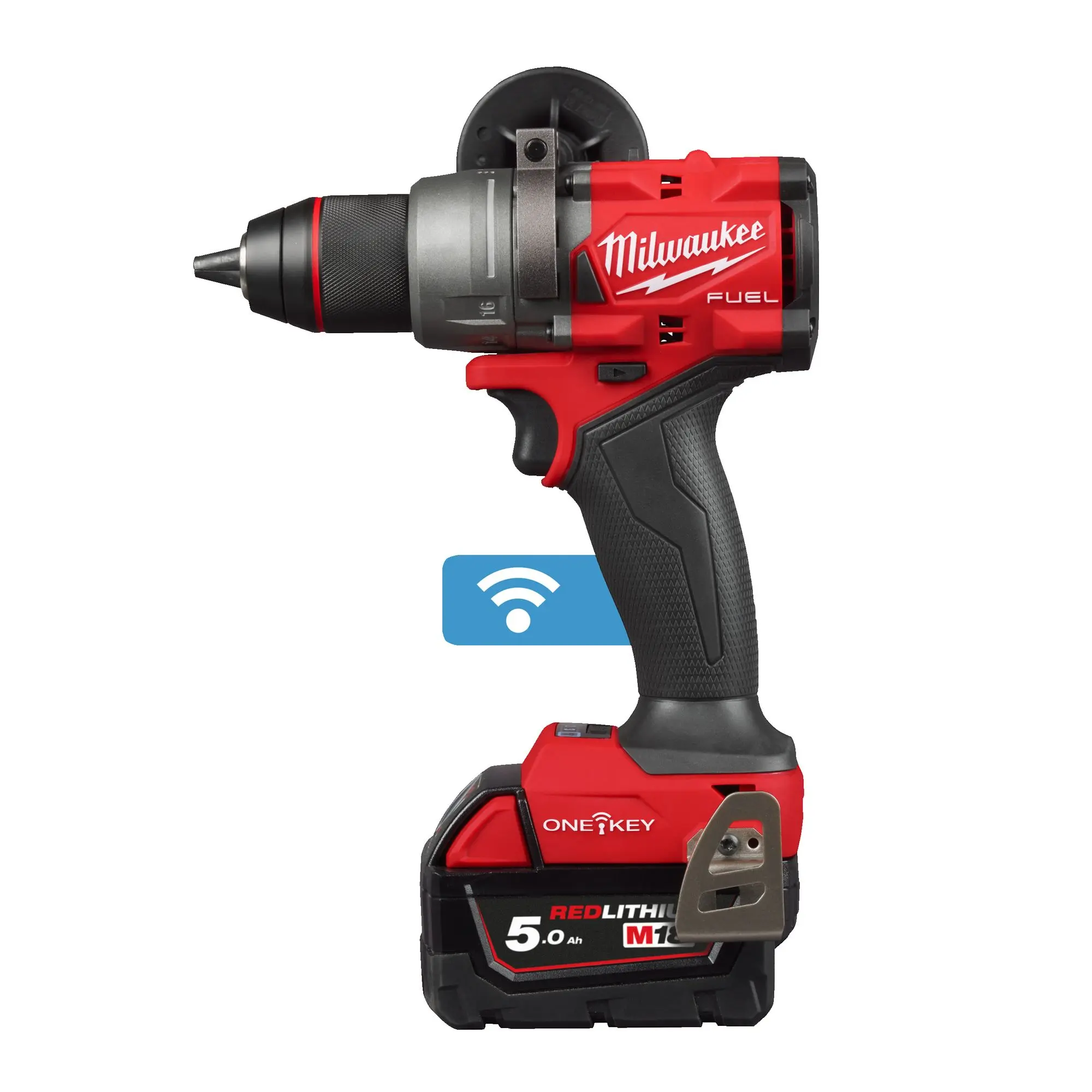 Produktfoto 1 von Milwaukee M18 FUEL ONE-KEY Akku-Bohrschrauber M18 ONEDD3-502X, 2x 5,0 Ah + Lader