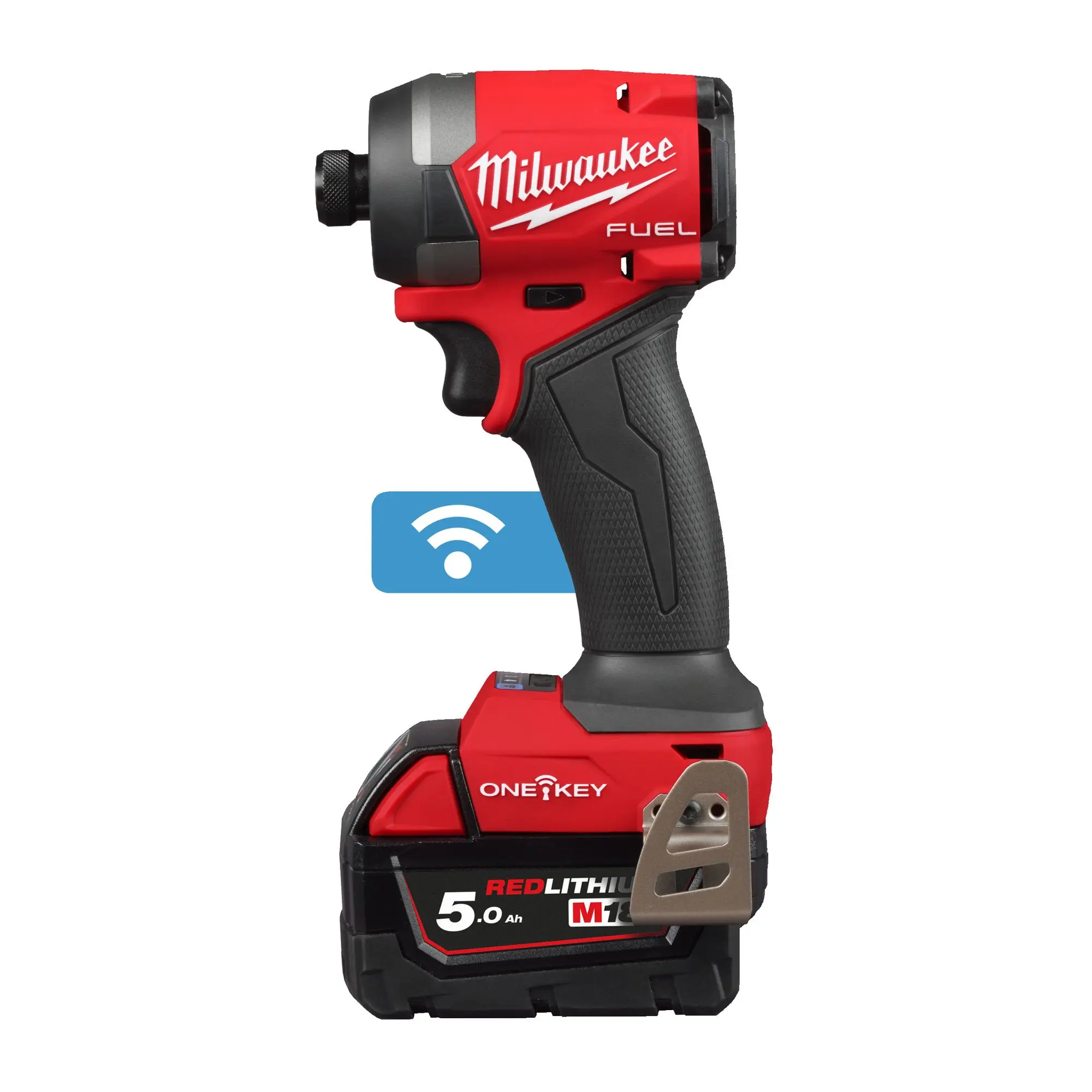 Produktfoto 1 von Milwaukee Akku-Schlagschrauber M18 FUEL ONE-KEY 1/4"  M18ONEID3-502X, 2x 5,0 Ah