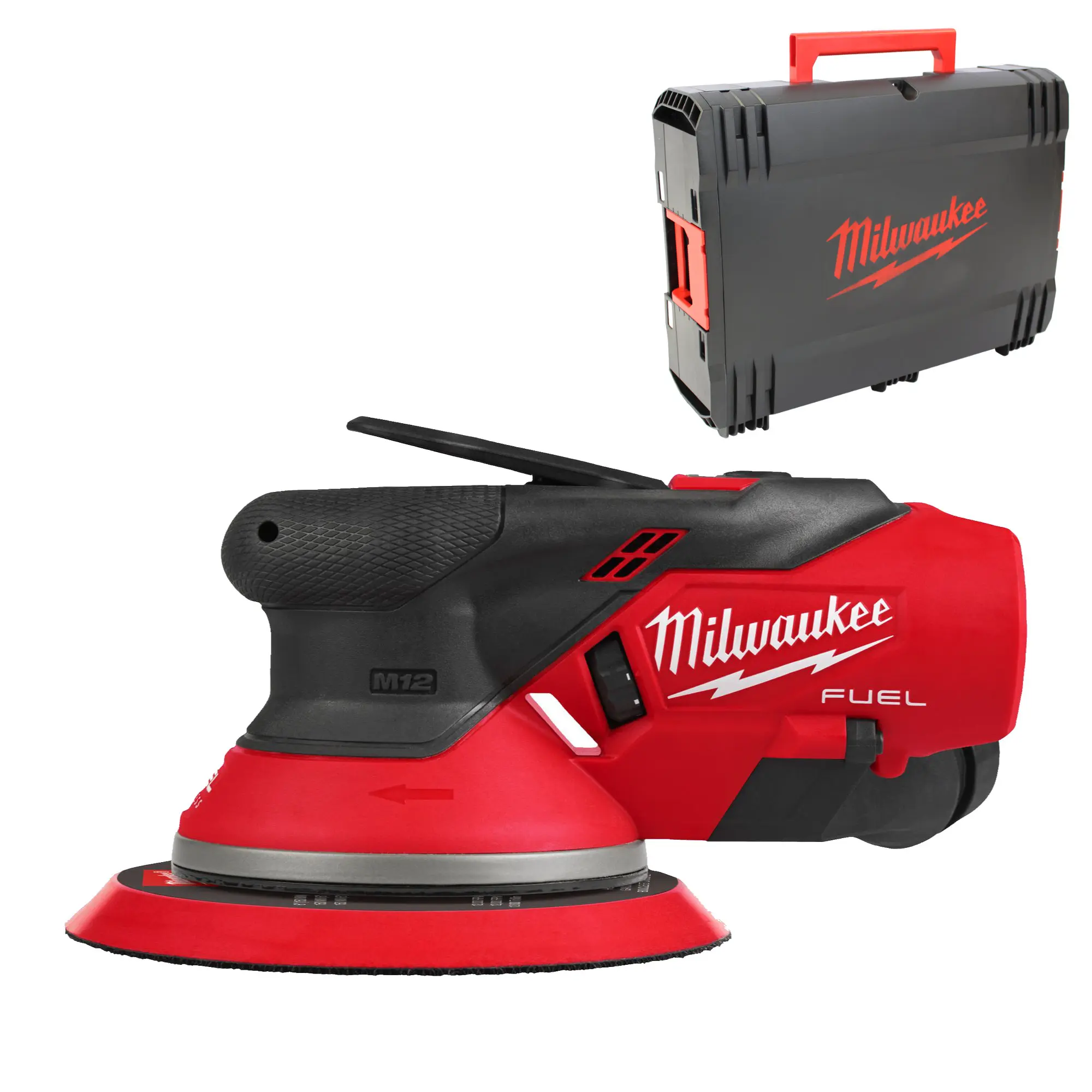 Produktfoto 1 von Milwaukee M12 FUEL Akku-Exzenterschleifer 150 mm M12 FROS5-0, 12 V