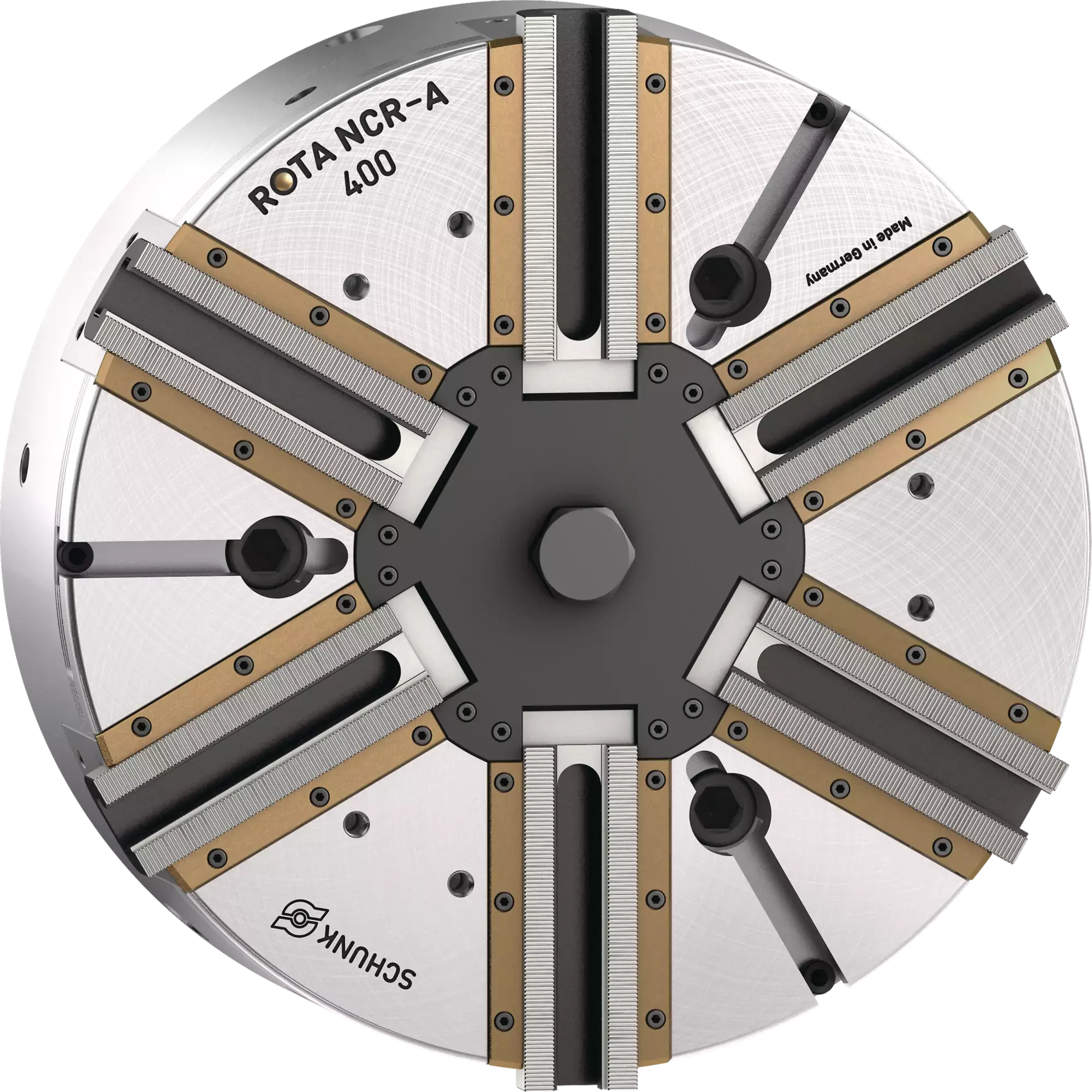 Produktfoto 1 von SCHUNK ROTA NCR-A 400 Z300-SV90°, Abgedichtetes 6-Backen-Kraftspannfutter