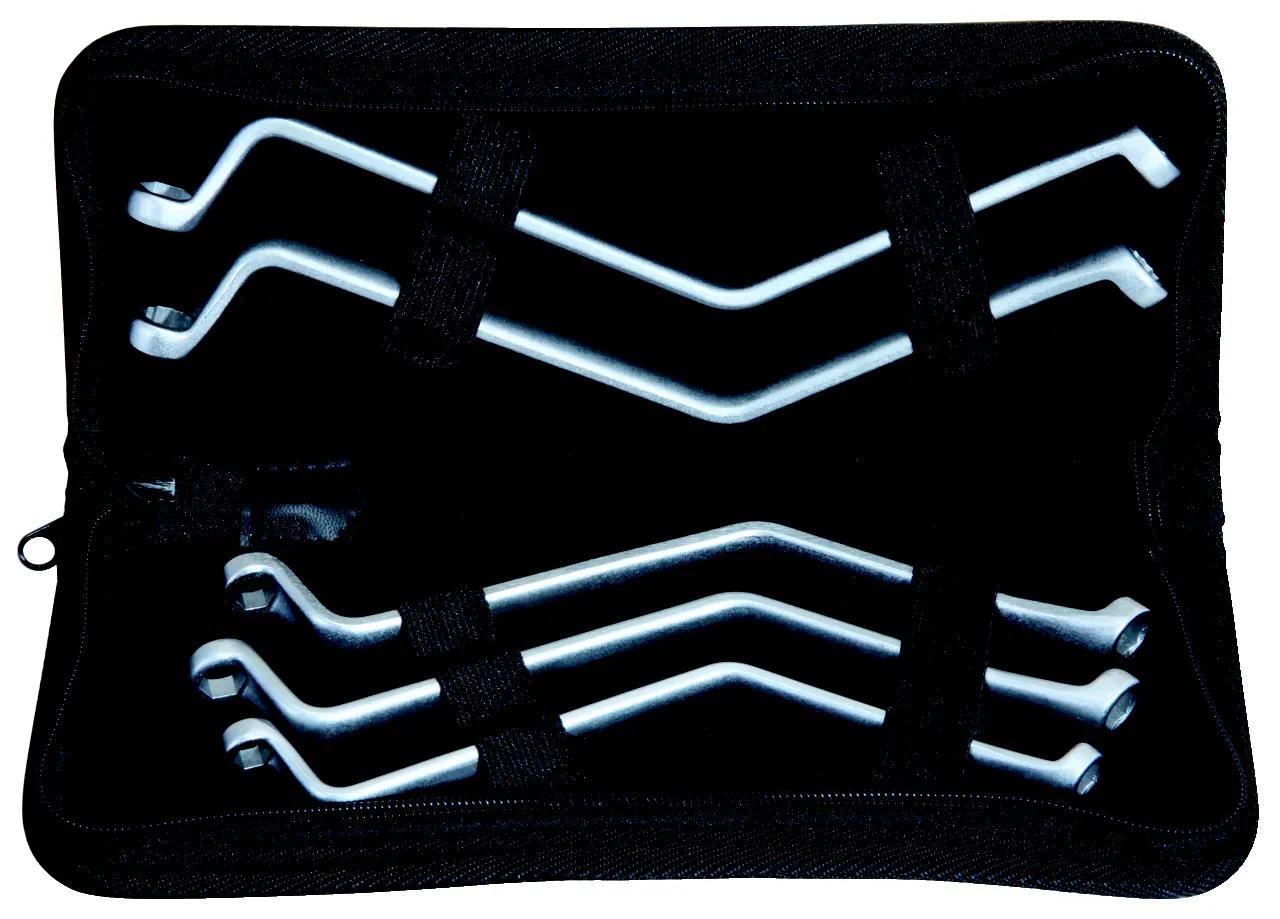 Produktfoto 1 von KS Tools 518.0300, Bremsen-Entlüftungsschlüssel-Satz, 5-tlg, 7-11mm