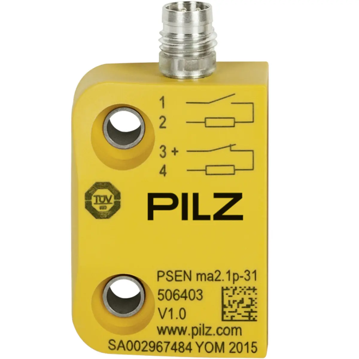 Produktfoto 1 von PILZ PSEN ma2.1p-31/LED/6mm/1switch, PSENmag für elektronische Schaltgeräte