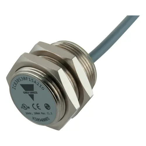 Produktfoto 1 von Carlo Gavazzi ICB30S30F15A2IO, IND PROX SENS. M30-KABEL KURZ FLUSH IO-LINK