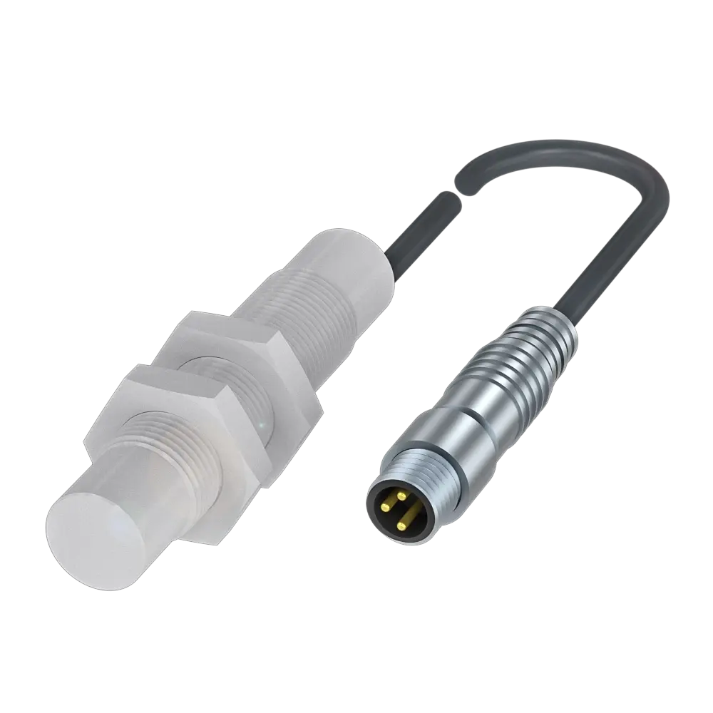 Produktfoto 1 von BALLUFF BCS M12TTG1-POM80G-EP00,5-GS49, Zylindrische Ausführung mit M12-Gewinde, SKU: BCS0110