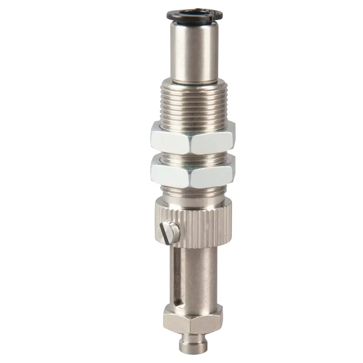 FIPA 50.126, Federstößel verdrehsicher, Hub = 15 mm