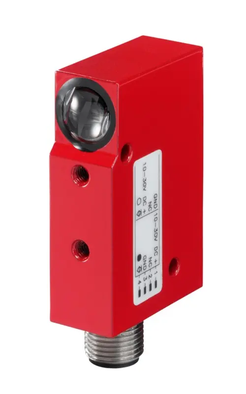 Produktfoto 1 von Leuze Electronic IPRK 18/A L.4, Reflex-Lichtschranke polarisiert