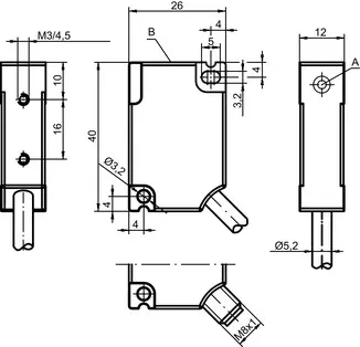 Produktfoto 1 von Leuze Electronic IS 240PP/44-4E0, Induktiver Sensor