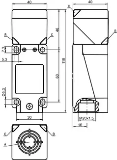 Leuze Electronic IS 244PP/22-20E-TB.4, Induktiver Sensor