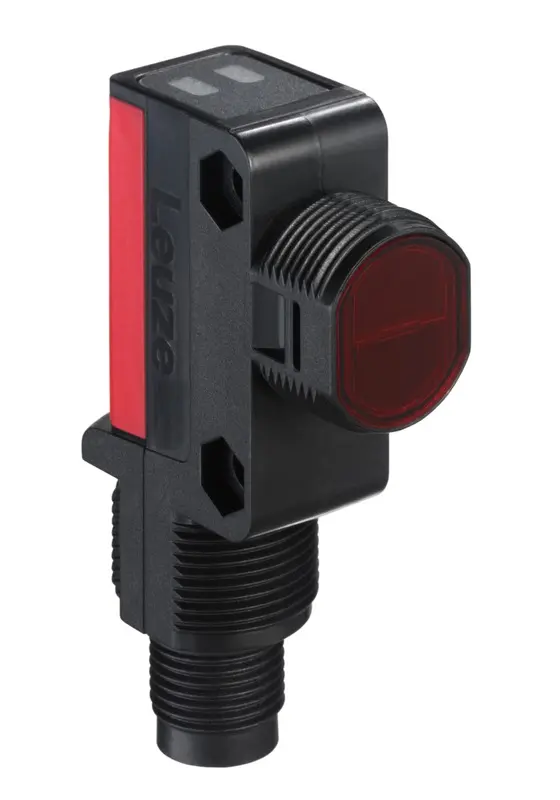 Produktfoto 1 von Leuze Electronic PRK28/4P-M12, Reflex-Lichtschranke polarisiert