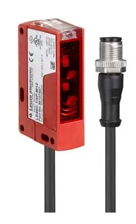 Produktfoto 1 von Leuze Electronic PRK46C/4P-200-M12, Reflex-Lichtschranke polarisiert