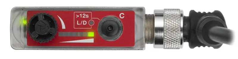 Produktfoto 1 von Leuze Electronic KRT18BM.V2/GCT-M12, Kontrasttaster