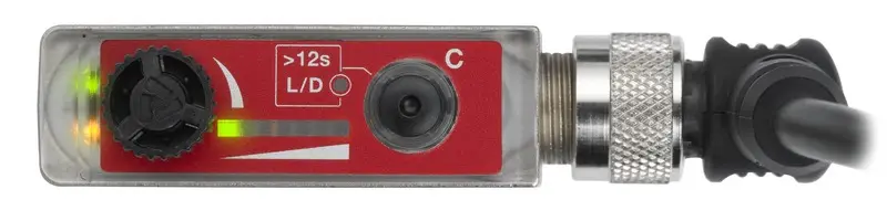 Produktfoto 1 von Leuze Electronic KRT18BM.V2/GV1T-M12, Kontrasttaster