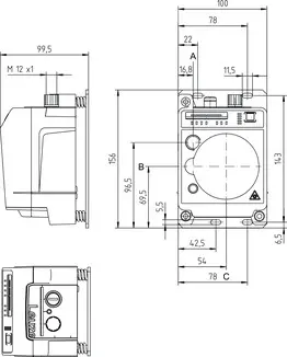 Produktfoto 1 von Leuze Electronic DDLS 508 120.3 W, Optische Datenübertragung
