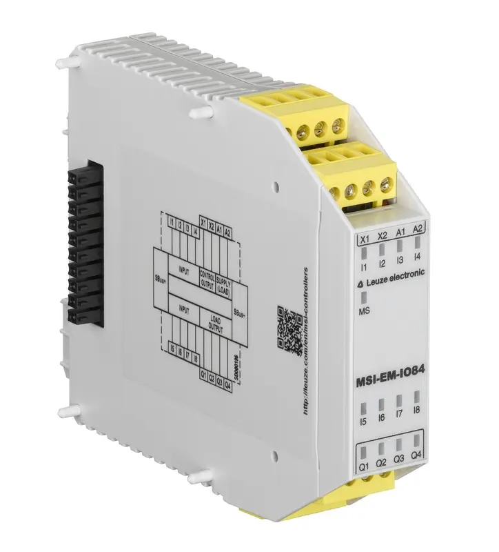 Produktfoto 1 von Leuze Electronic MSI-EM-IO84-01, Sicheres I/O-Modul