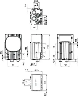 Produktfoto 1 von Leuze Electronic LCAM 408i C7F-XX, Kamera