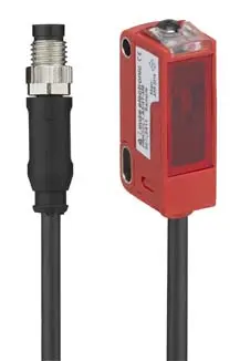 Produktfoto 1 von Leuze Electronic PRK3CL1.A3/4P-200-M8, Reflex-Lichtschranke polarisiert
