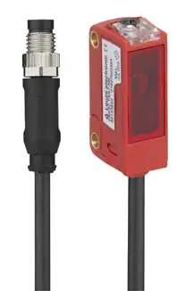 Produktfoto 1 von Leuze Electronic PRK3C.BA3/4P-200-M8, Reflex-Lichtschranke polarisiert