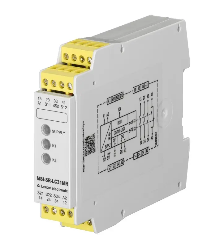Produktfoto 1 von Leuze Electronic MSI-SR-LC31MR-03, Sicherheits-Relais