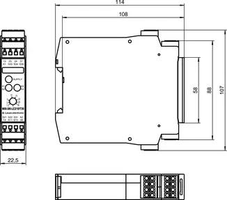 Produktfoto 1 von Leuze Electronic MSI-SR-LC21DT30-03, Sicherheits-Relais