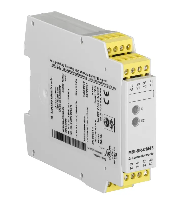 Produktfoto 1 von Leuze Electronic MSI-SR-CM43-01, Sicherheits-Relais