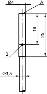Produktfoto 1 von Leuze Electronic IS 204MP/4NC-1E5, Induktiver Sensor