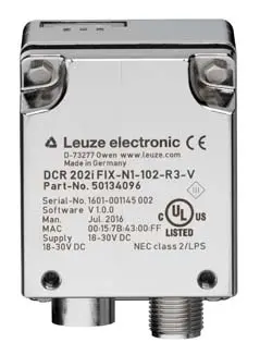 Produktfoto 1 von Leuze Electronic DCR 202i FIX-M1-102-R3-G-V, Stationärer 2D-Codeleser