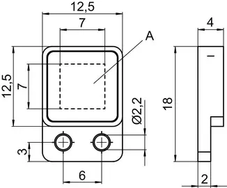 Produktfoto 1 von Leuze Electronic MTKS 7x7M.5, Reflektor