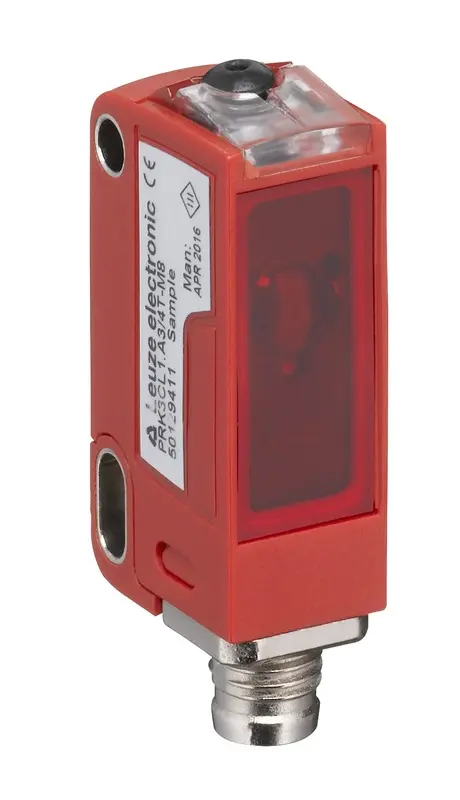 Produktfoto 1 von Leuze Electronic PRK3C.T3/PT-M8, Reflex-Lichtschranke polarisiert