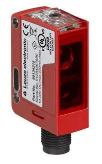 Produktfoto 1 von Leuze Electronic PRK25CL1.1/2N-M12, Reflex-Lichtschranke polarisiert