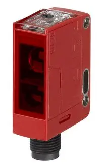 Produktfoto 1 von Leuze Electronic PRK25CL1.1/PX-M12, Reflex-Lichtschranke polarisiert
