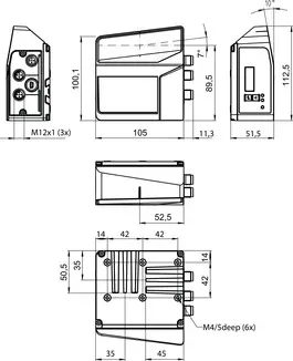 Produktfoto 1 von Leuze Electronic FBPS 607i 07 SM 100 D, Barcode Positioniersystem