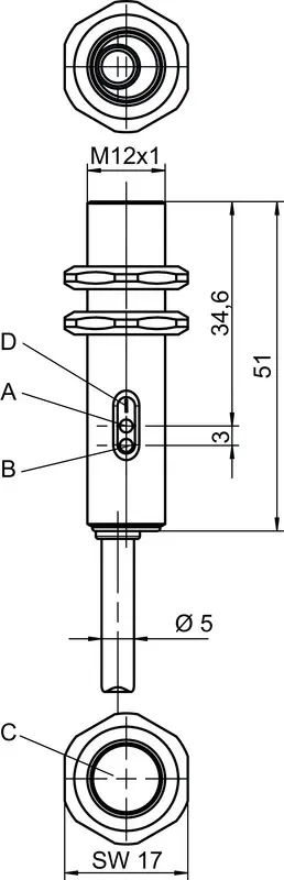 Produktfoto 1 von Leuze Electronic ET412B.1/P, Lichttaster energetisch