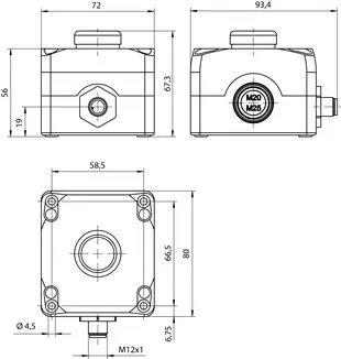 Produktfoto 1 von Leuze Electronic AC-ABF11, Quittiereinheit
