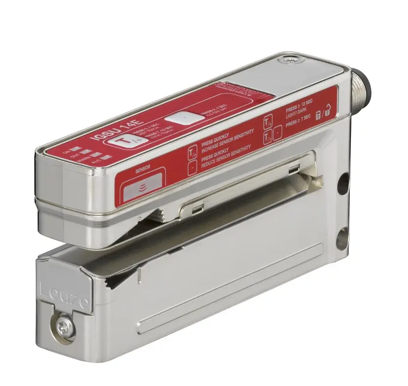 Produktfoto 1 von Leuze Electronic IGSU14E/1WT.3-M12, Ultraschall Gabelsensor