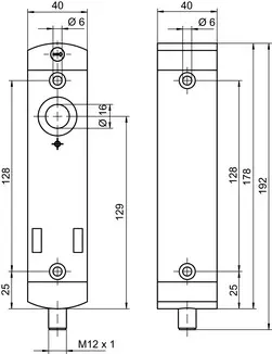 Produktfoto 1 von Leuze Electronic L250-P31SL-M12B8-UCA, Sicherheits-Zuhaltung