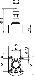 Produktfoto 1 von Leuze Electronic L250-P31SL-M12B8-SCA, Sicherheits-Zuhaltung